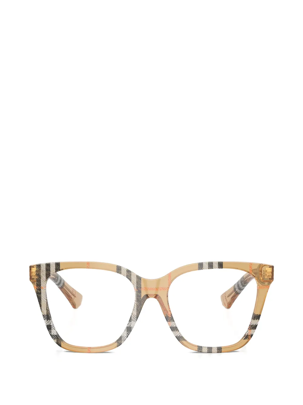 Burberry Eyewear Occhiali squadrati a quadri - Toni neutri