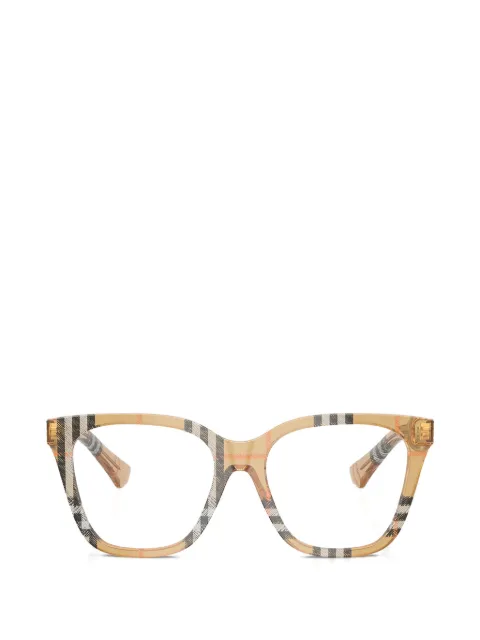 Burberry Eyewear Armação de óculos quadrada xadrez