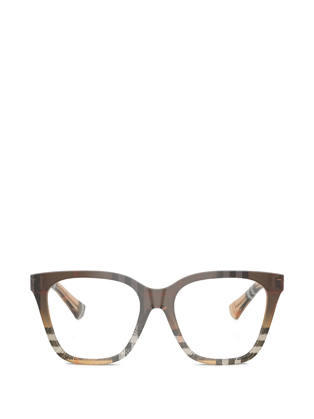 Burberry Eyewear check-pattern glasses - Braun