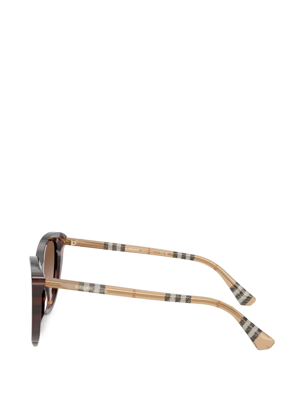 Burberry Eyewear Zonnebril met cat-eye montuur Bruin