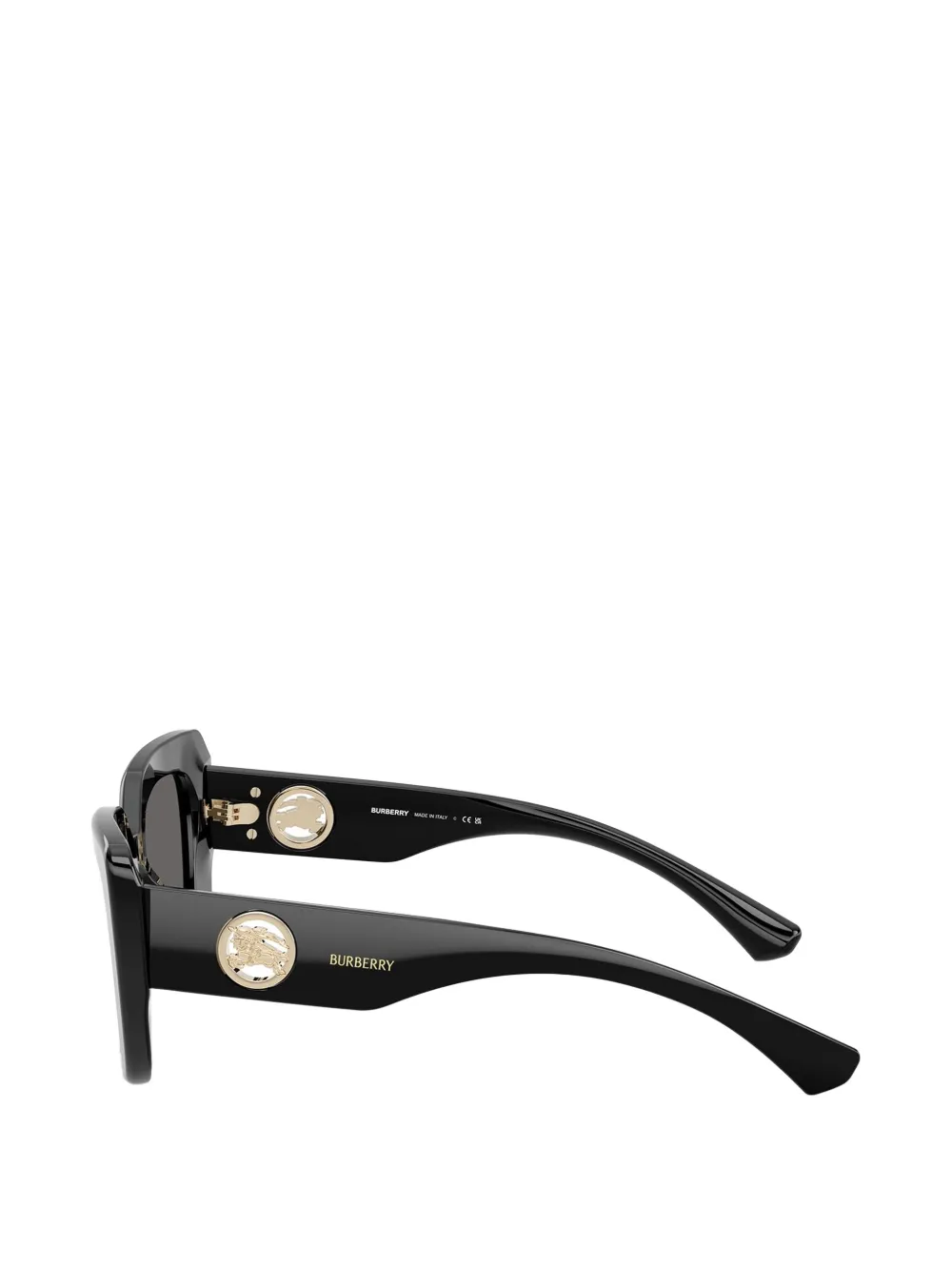 Burberry Eyewear Zonnebril met geometrisch plakkaat Zwart