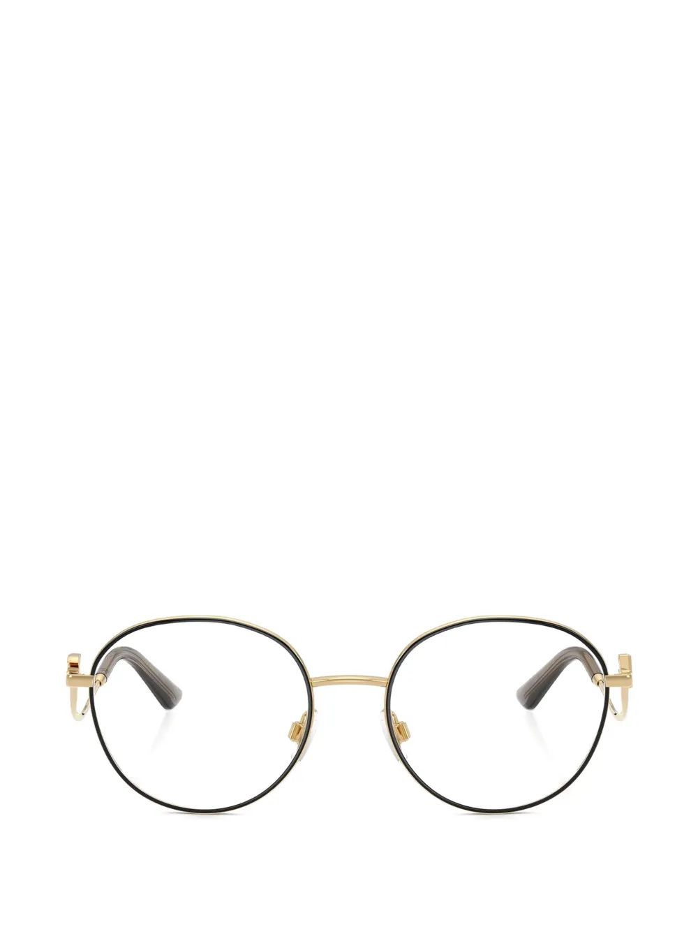 Dolce & Gabbana Eyewear round metal glasses - Oro