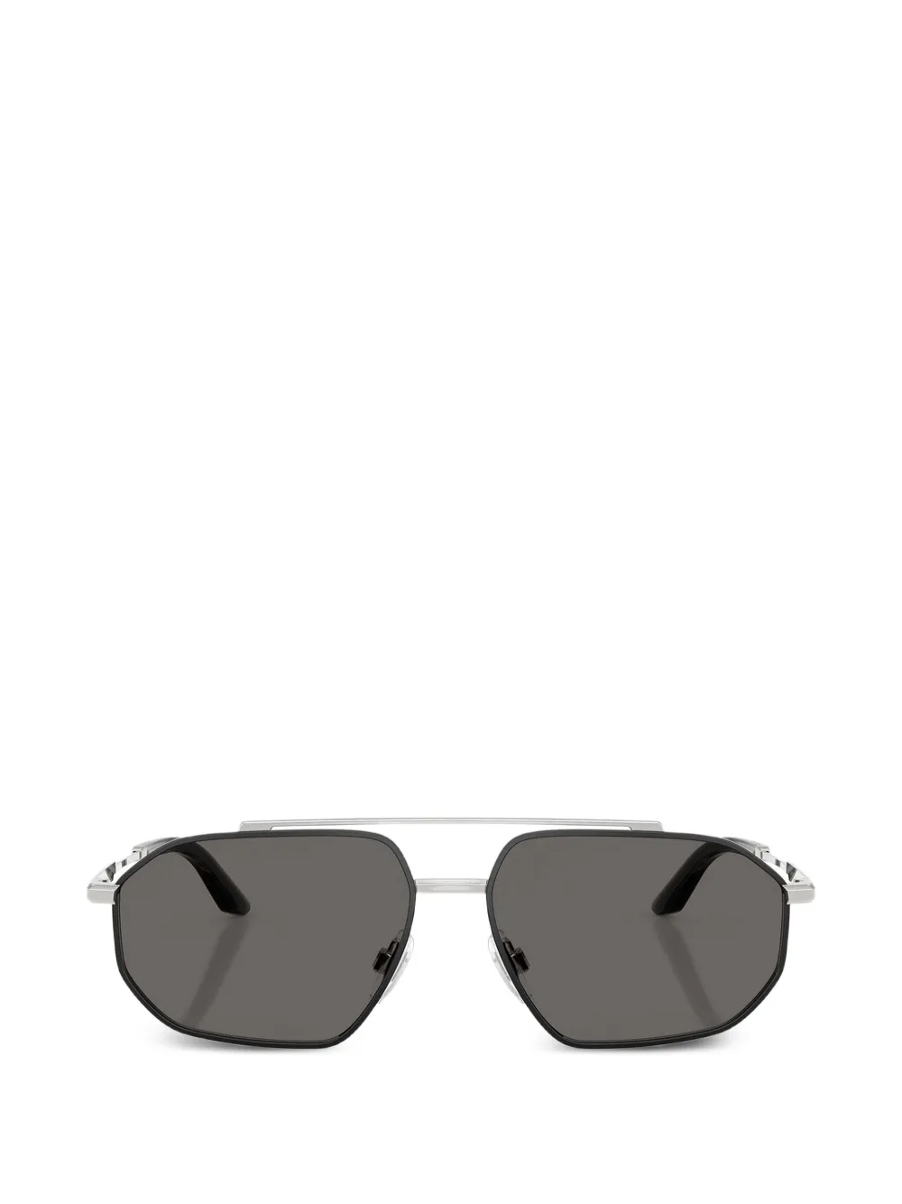 Dolce & Gabbana Eyewear geometric frames sunglasses - Nero