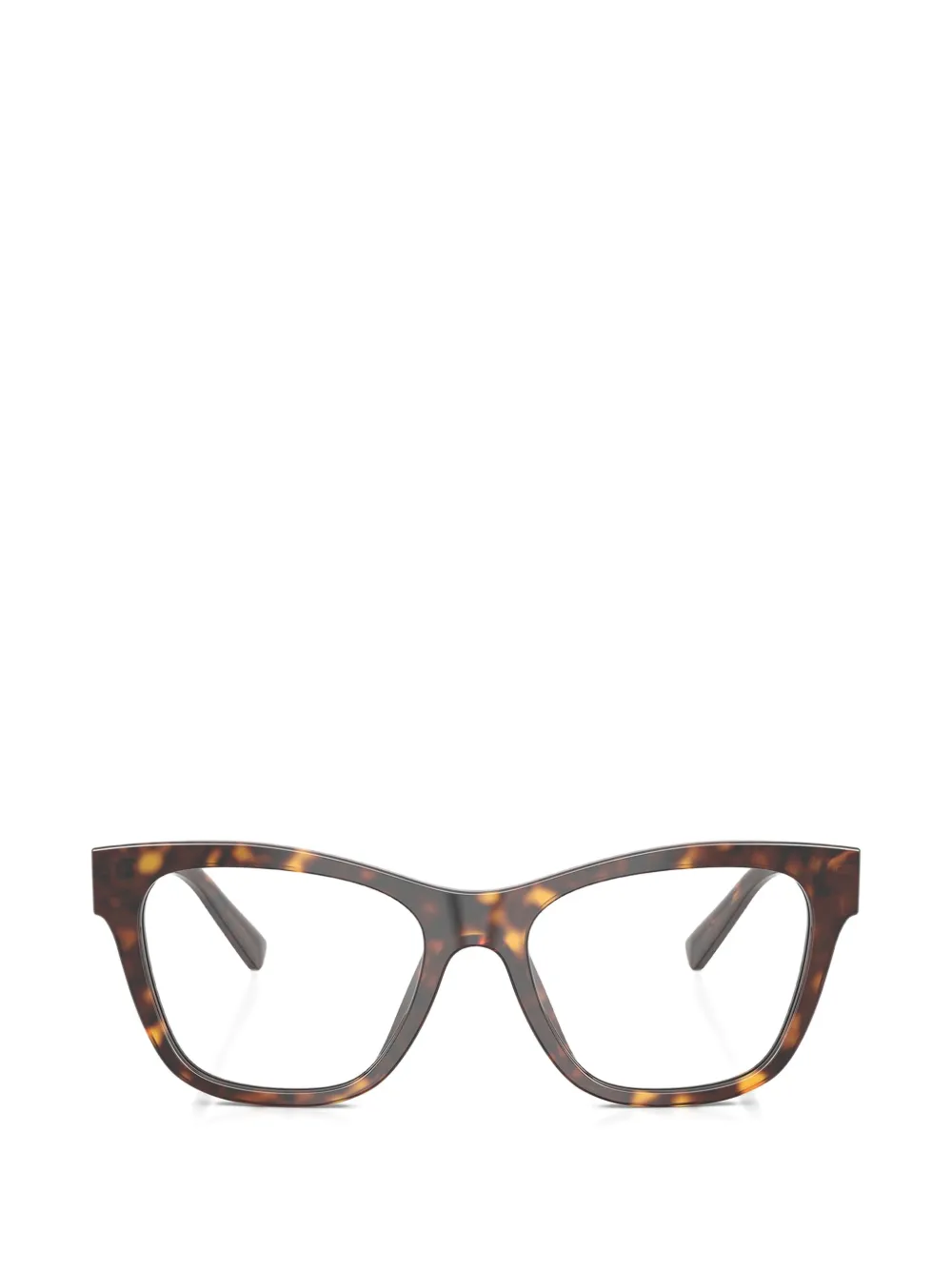 Dolce & Gabbana Eyewear havana logo glasses - Marrone