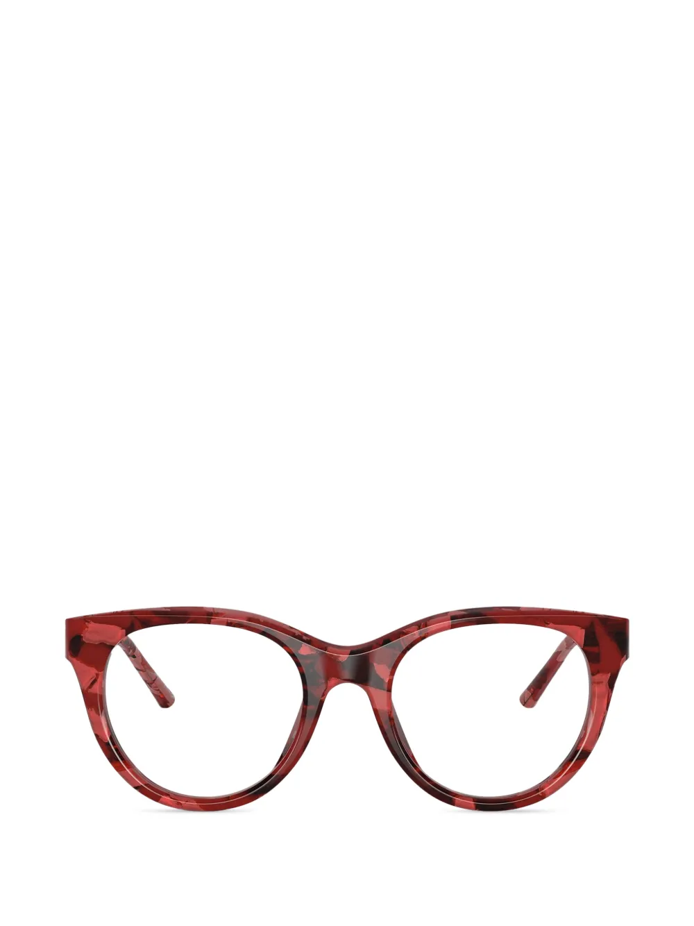 Dolce & Gabbana Eyewear geometric frame glasses - Rot