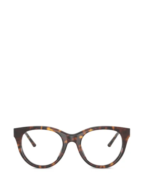 Dolce & Gabbana Eyewear havana round glasses
