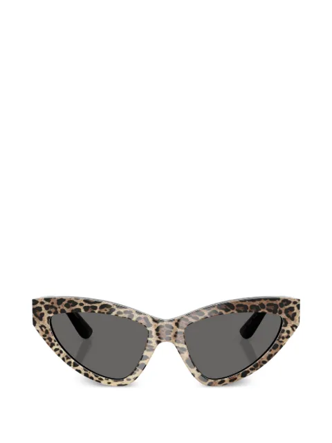 Dolce & Gabbana lentes de sol con logo de leopardo