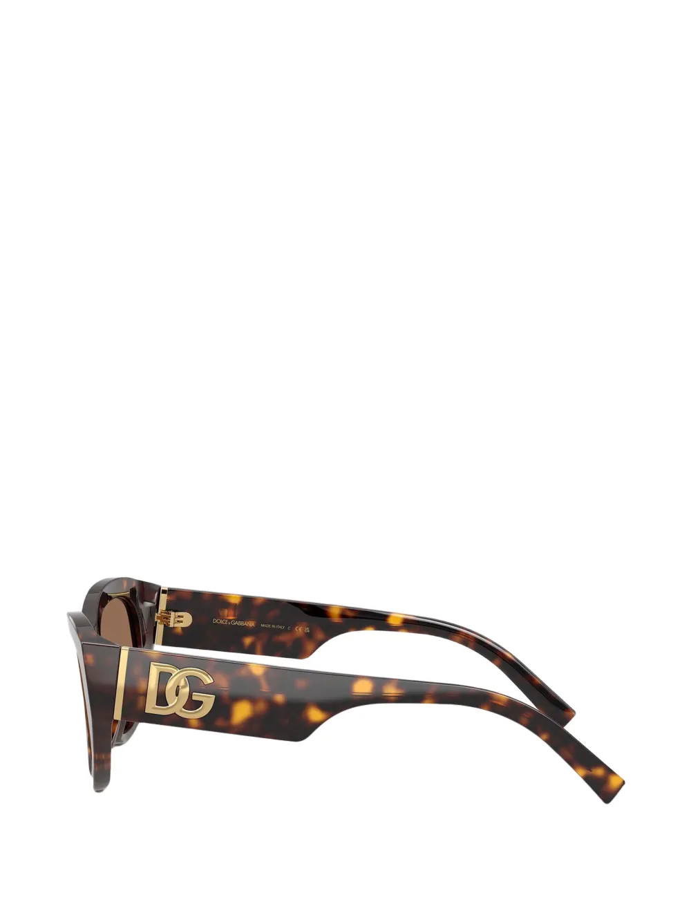 Dolce & Gabbana Eyewear Havana bril met cat-eye montuur Bruin