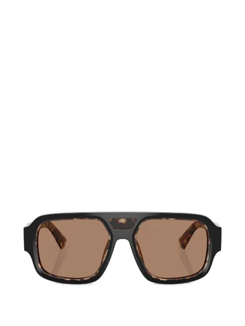 Dolce & Gabbana rectangle havana sunglasses