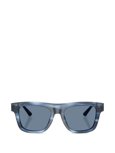 Dolce & Gabbana striped square-frame sunglasses