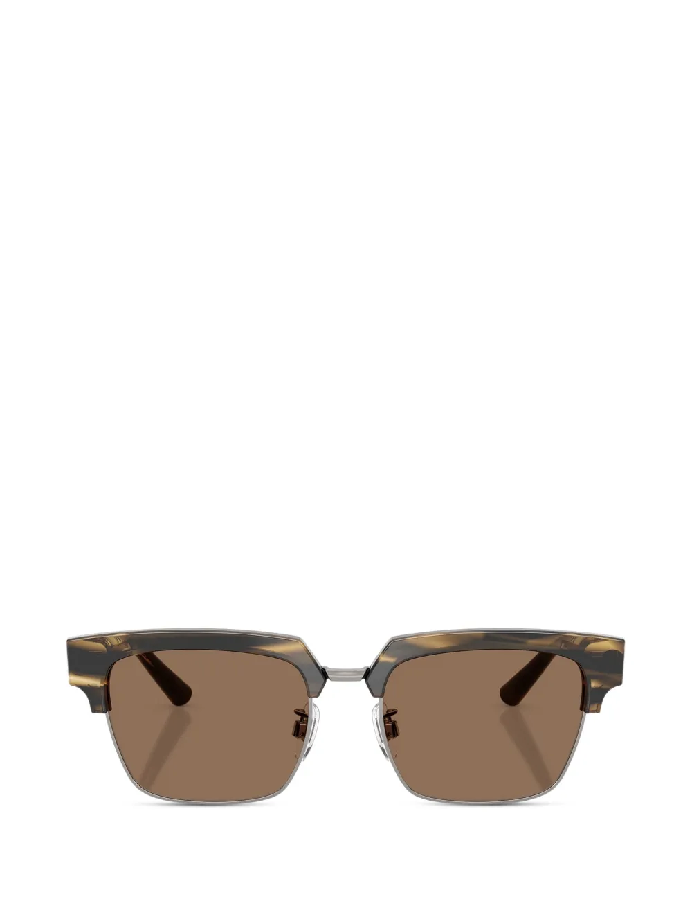 Dolce & Gabbana square-frame sunglasses - Marrone