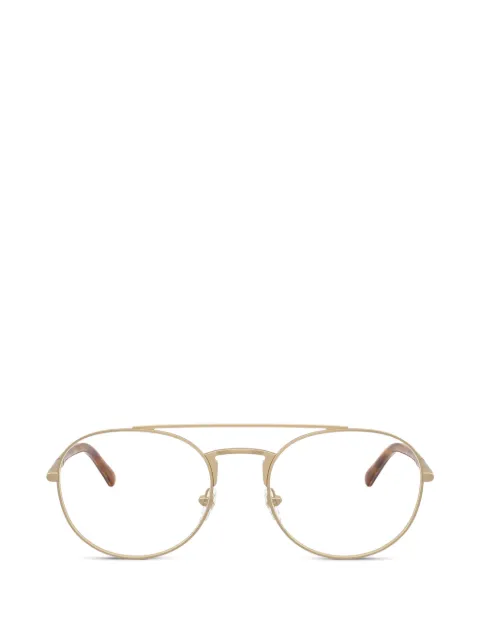 Emporio Armani pilot frame glasses