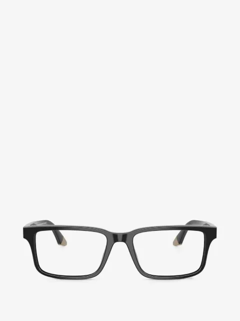 Emporio Armani lentes con armazón rectangular