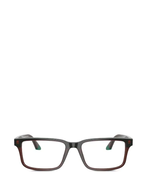 Emporio Armani Armação de óculos retangular