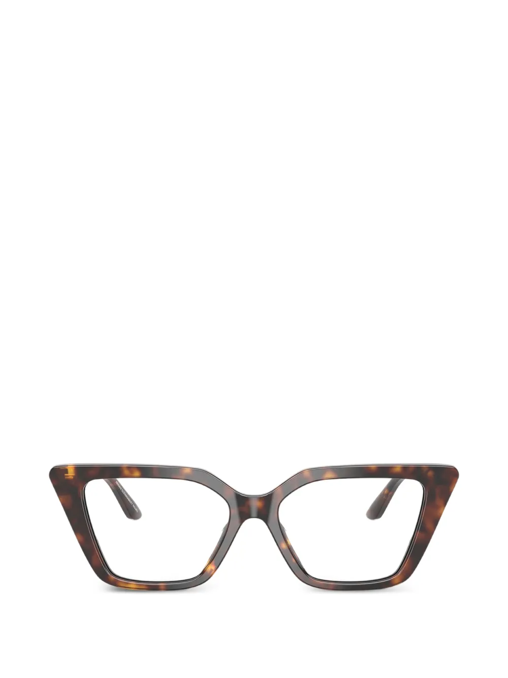Emporio Armani Occhiali geometrici - Marrone