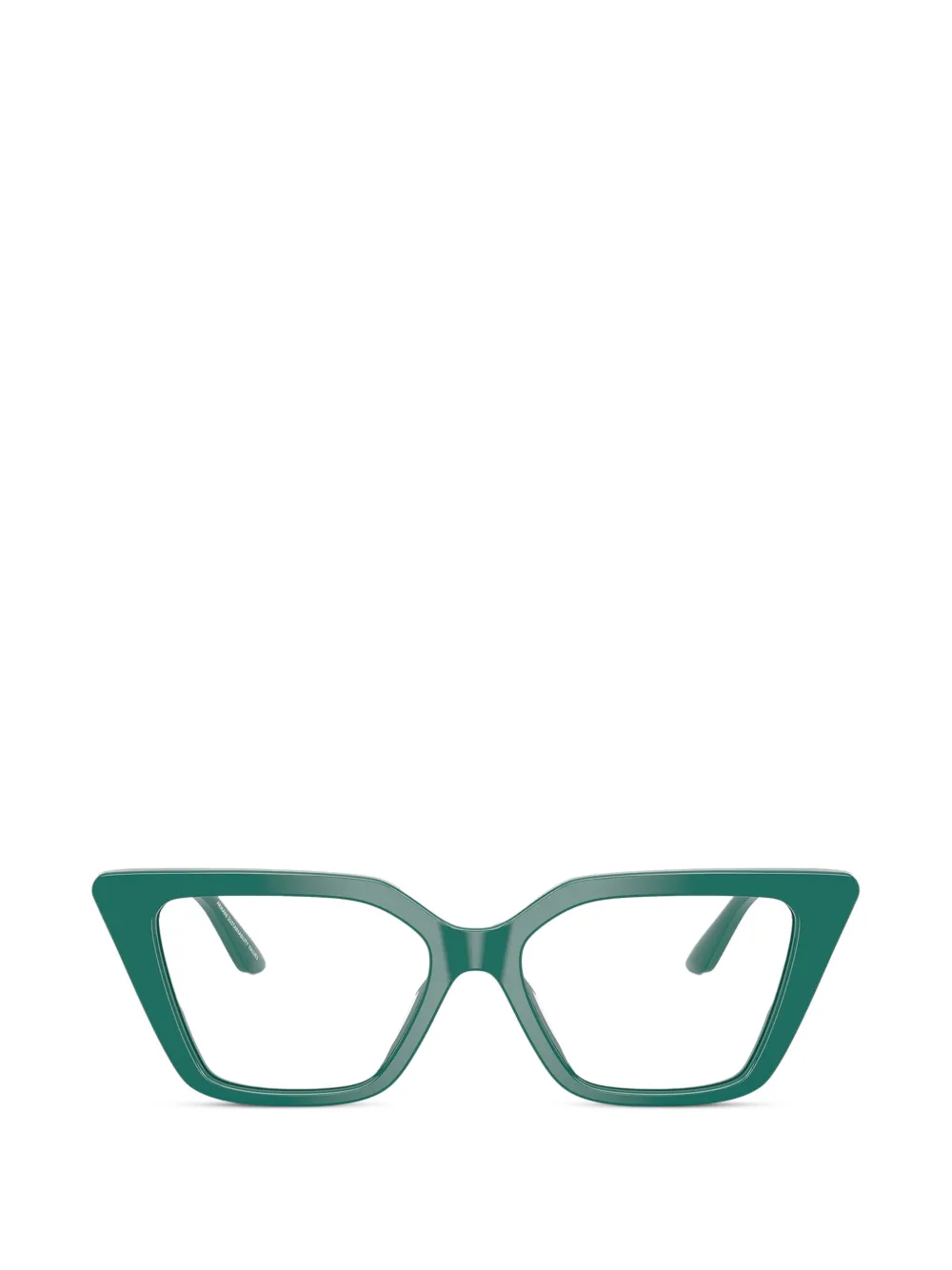 Emporio Armani geometric glasses - Verde