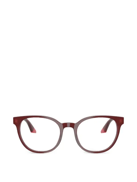Emporio Armani round frame glasses