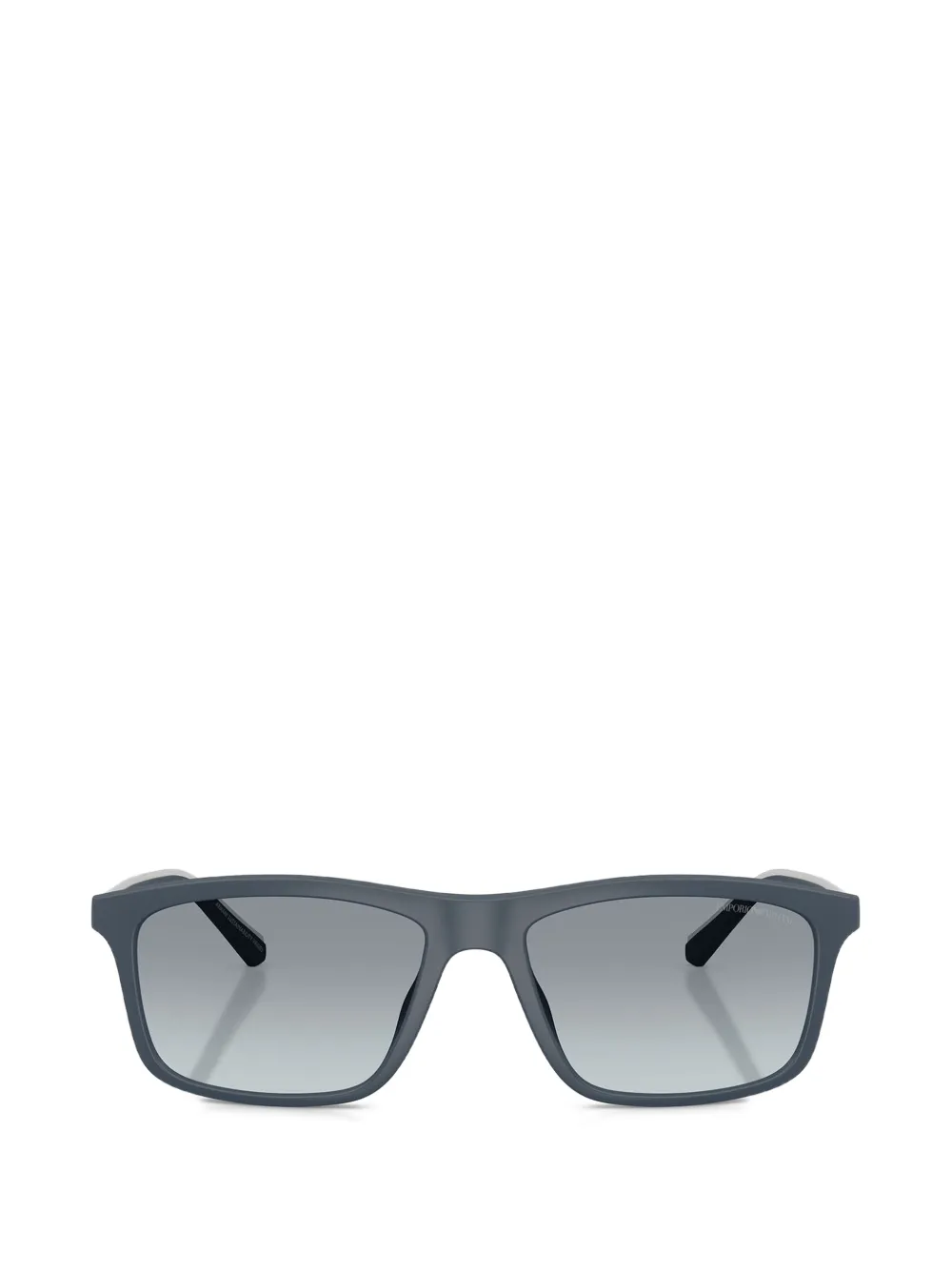 Emporio Armani matte rectangle sunglasses - Grigio