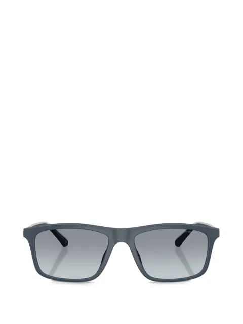 Emporio Armani matte rectangle sunglasses
