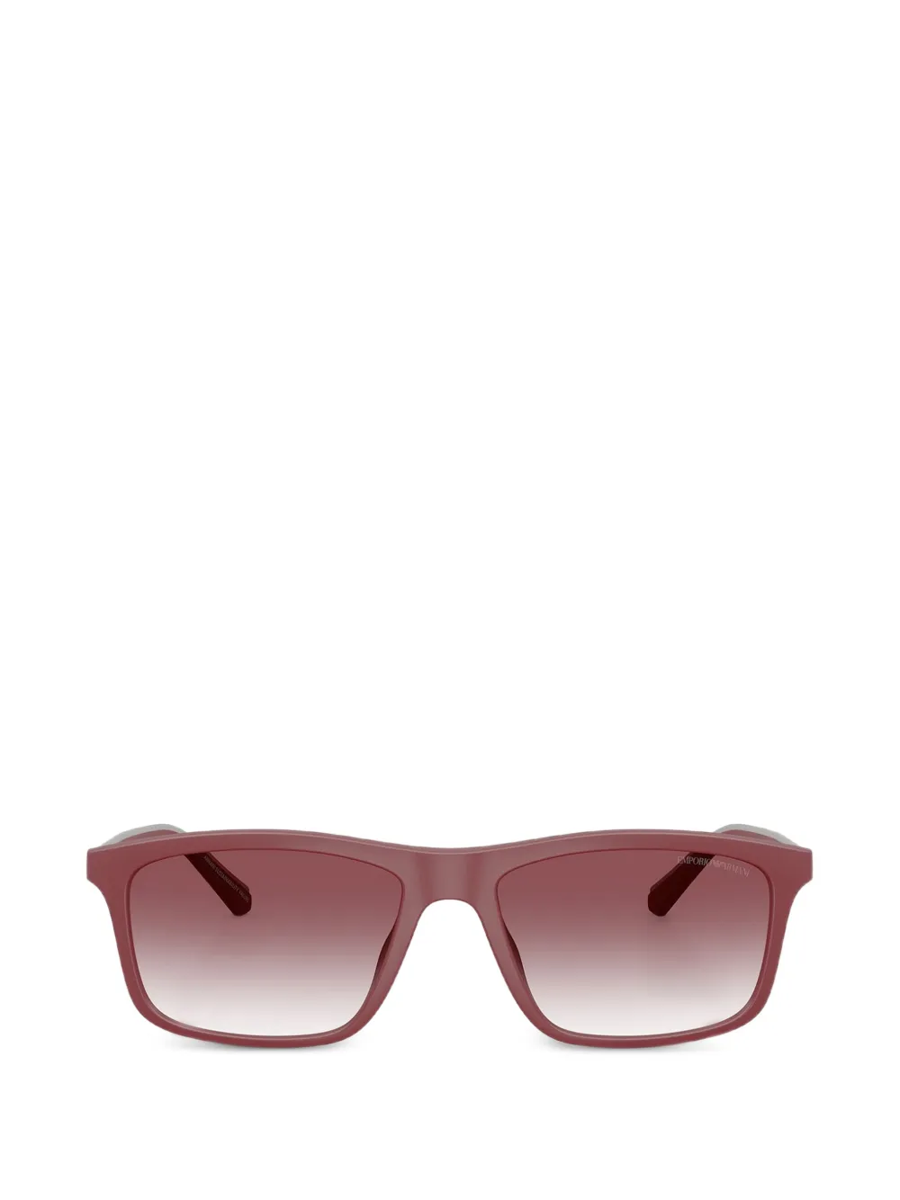 Emporio Armani Matte Sonnenbrille - Rot
