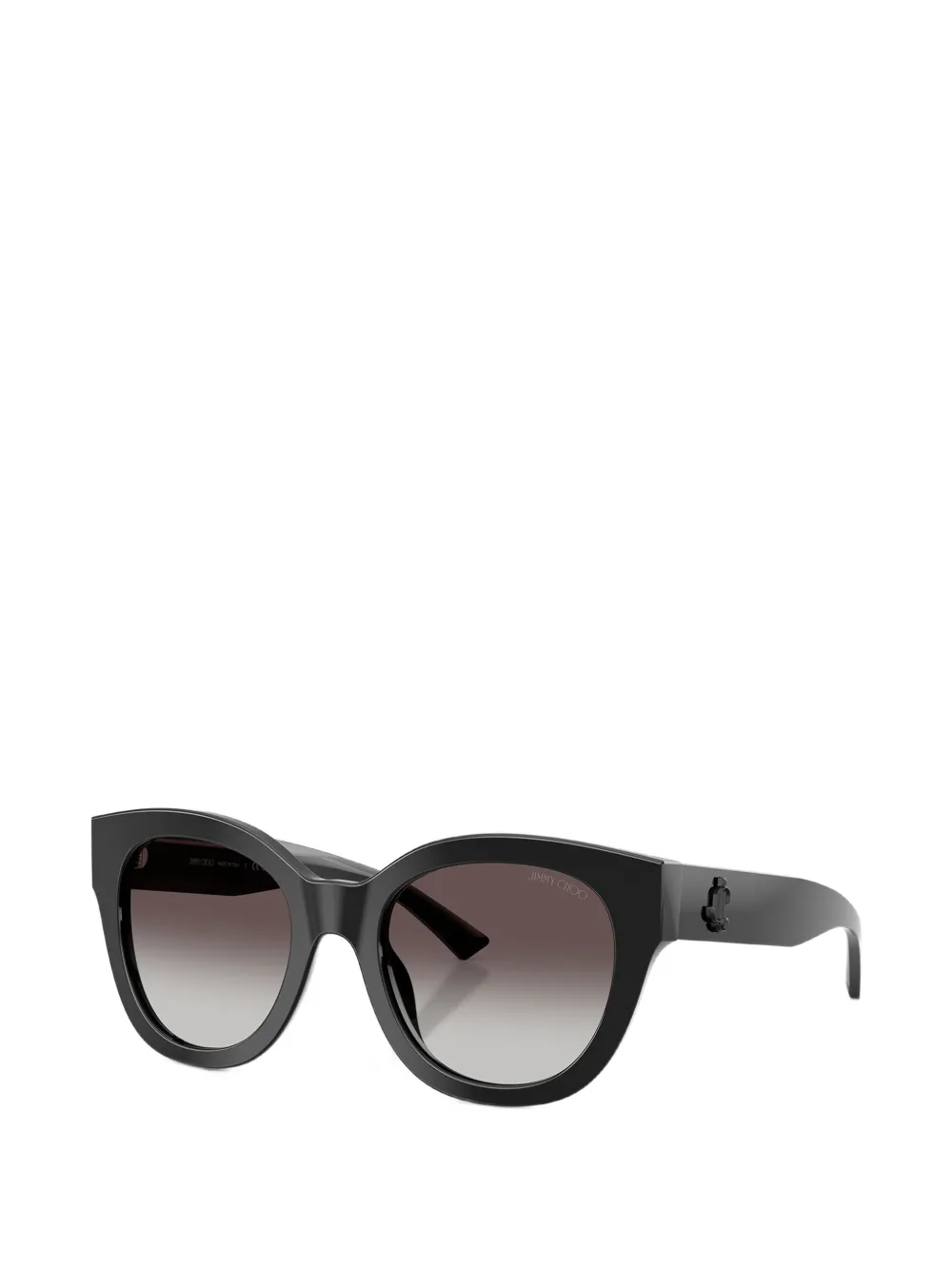Jimmy Choo Eyewear Zonnebril met ovalen montuur Zwart
