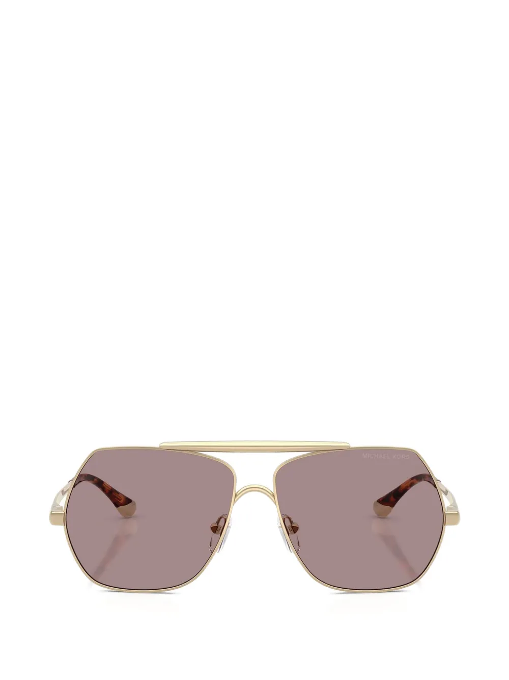 Michael Kors Occhiali da sole Denver geometrici - Oro