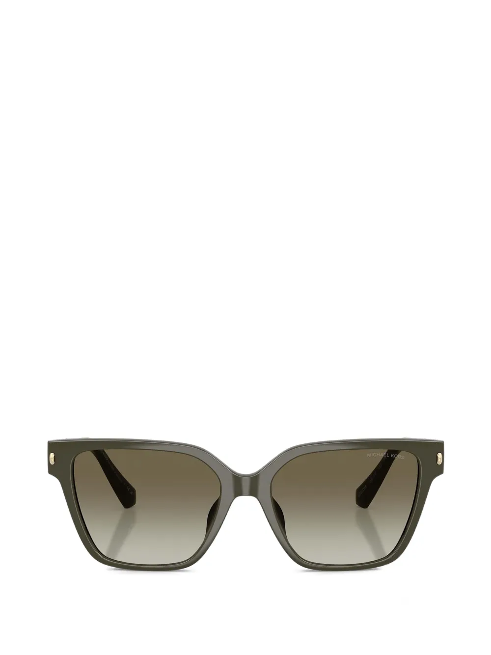 Michael Kors logo square-frame sunglasses - Verde