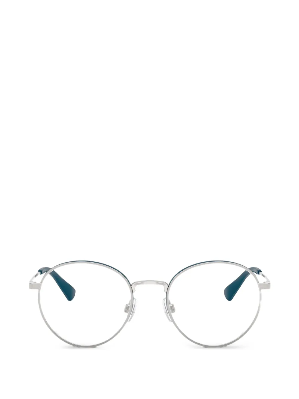 POLO RALPH LAUREN EYEWEAR Occhiali tondi in metallo - Argento