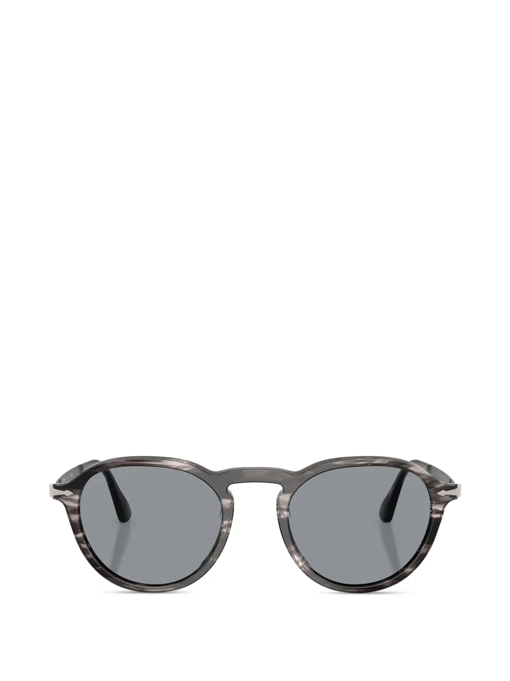 Persol striped round sunglasses - Grigio