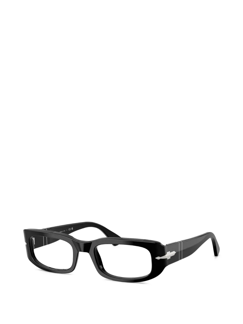 Persol Bril met rechthoekig montuur Zwart
