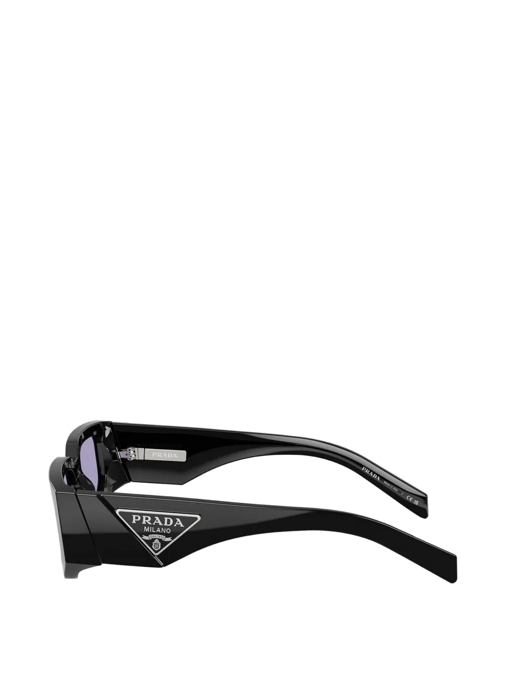  Prada Gafas De Sol Con Montura Rectangular - Negro 