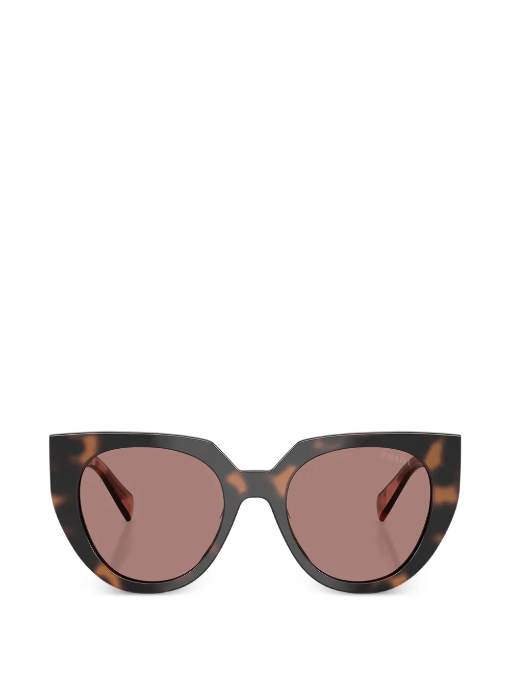 Prada tortoiseshell-effect sunglasses - Marrone