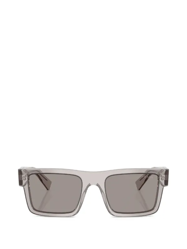 Prada Eyewear スクエアフレーム サングラス | グレー | FARFETCH JP