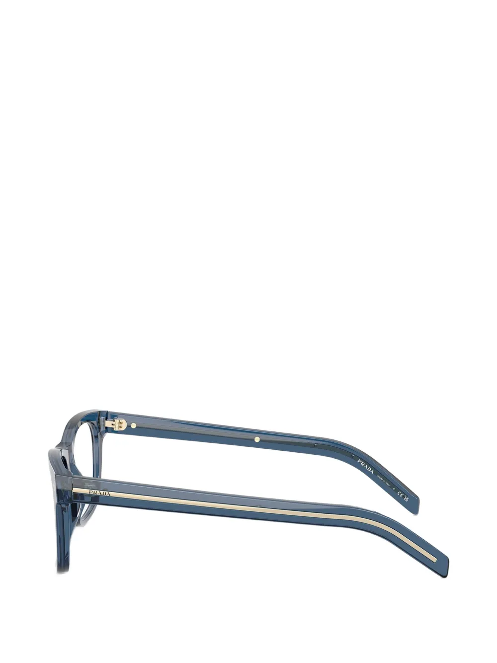 Prada Square-frame Glasses In Blue