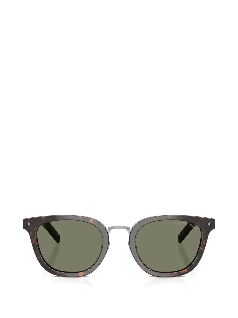 Prada Iconic-plaque sunglasses - Braun