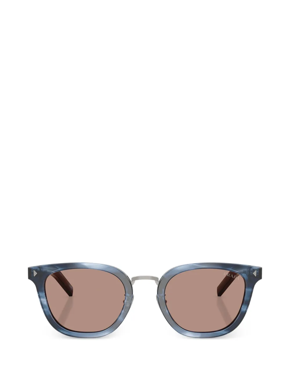 Prada Iconic-plaque sunglasses - Blu