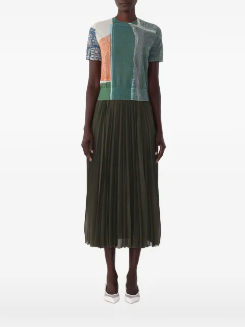 Jason Wu Collection x Robert Rauschenberg artwork short-sleeve sweater