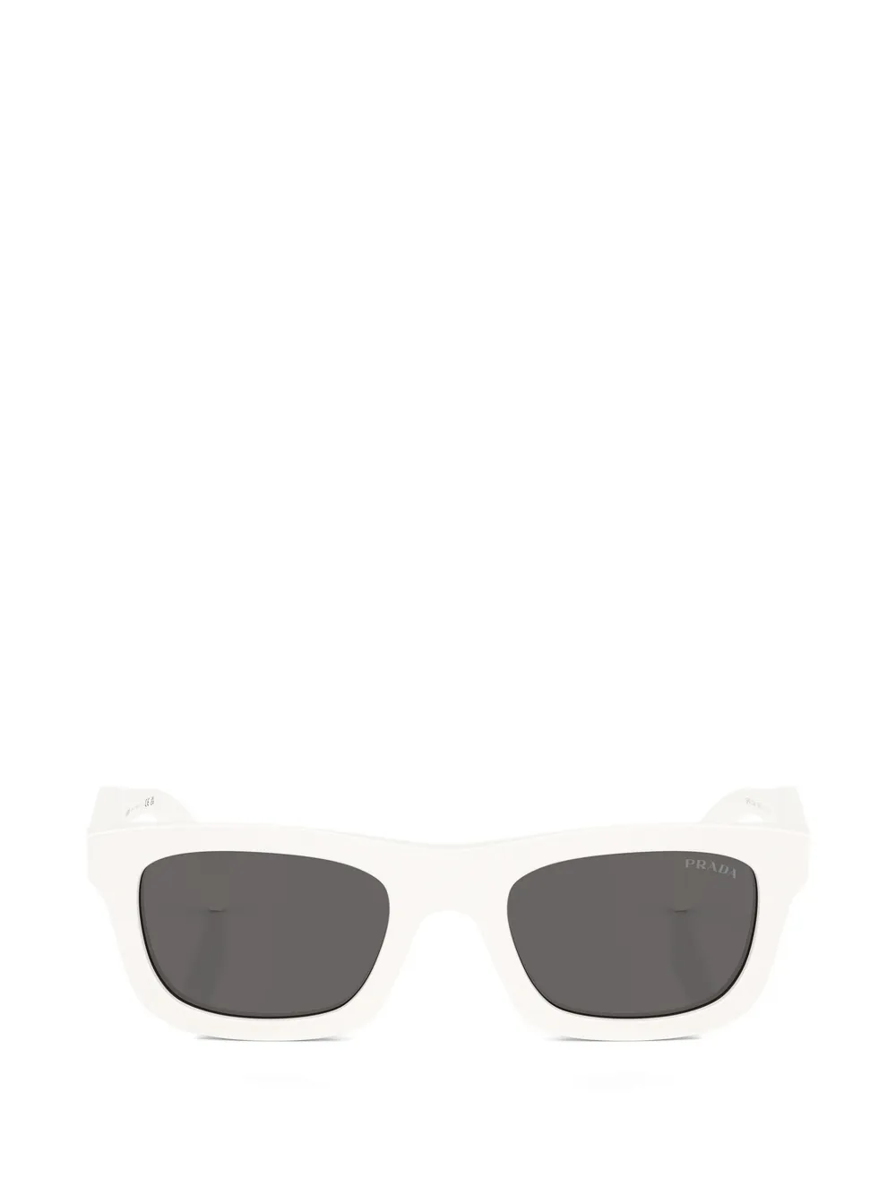 Prada logo-detail sunglasses - Bianco