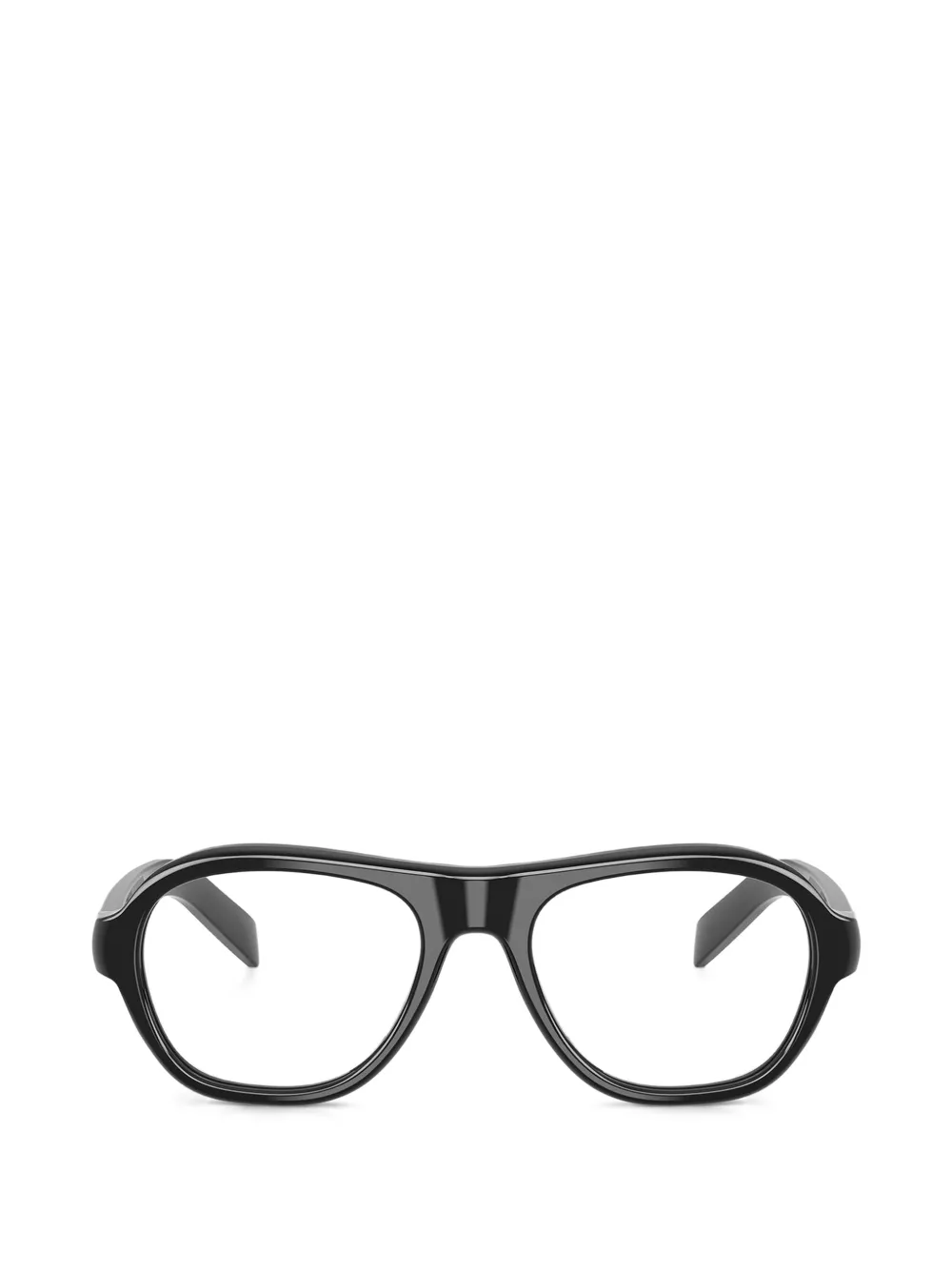 Prada Eyewear oval-frame glasses - Nero