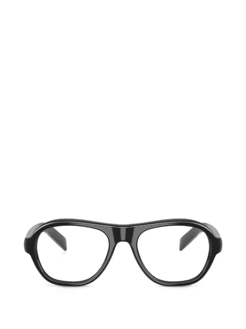 Prada Eyewear 타원형 프레임 안경