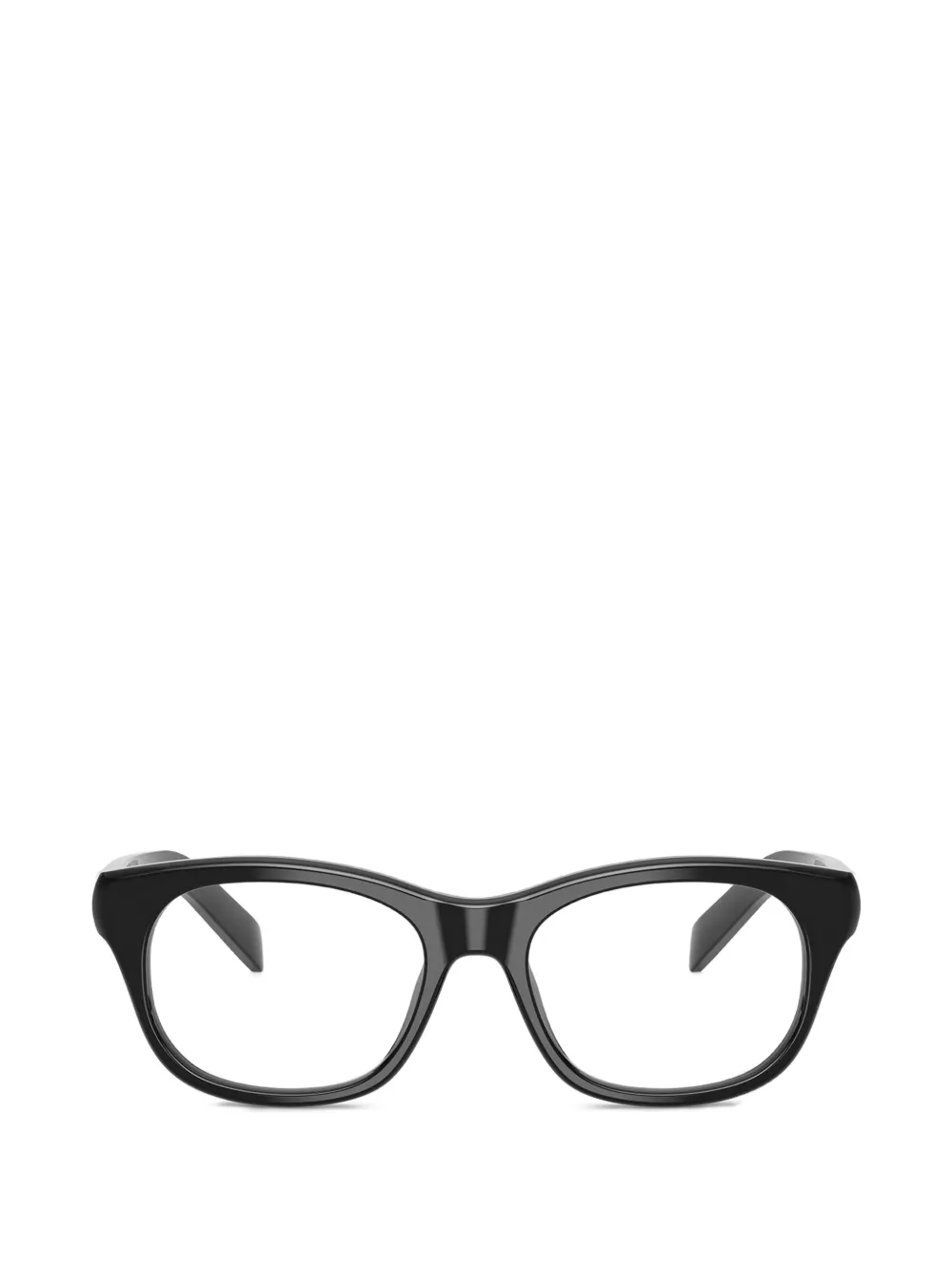 Prada oval-frame glasses - Nero