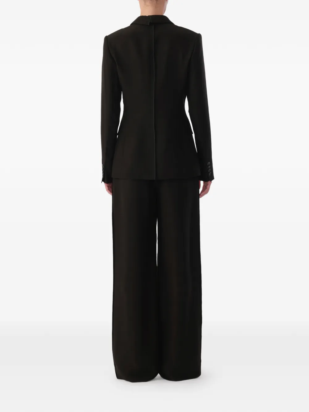 Jason Wu Collection Twill straight broek Zwart