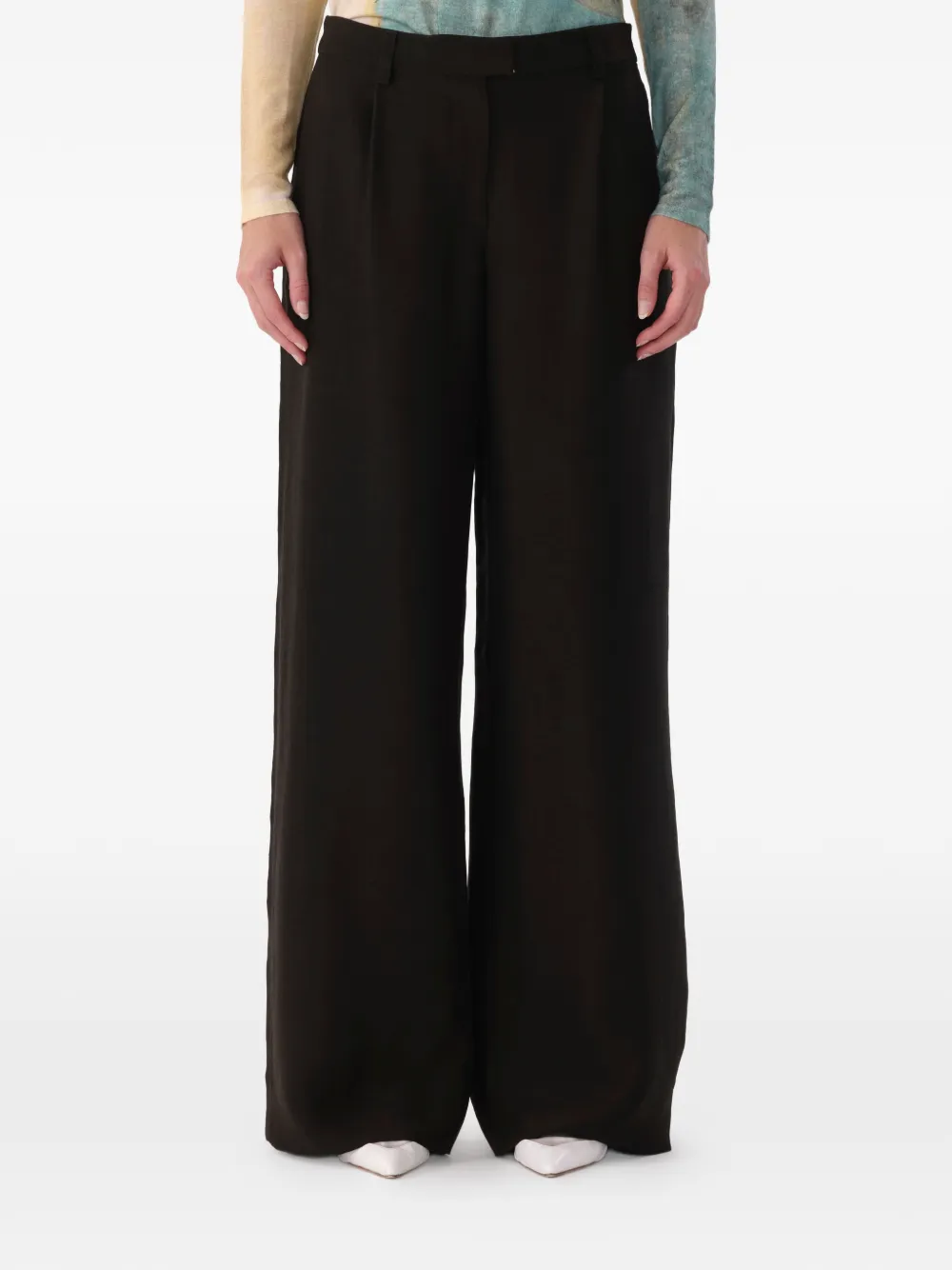 Jason Wu Collection twill straight-leg trousers - Nero