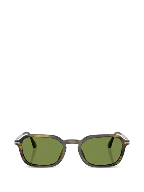 Persol striped square-frame sunglasses