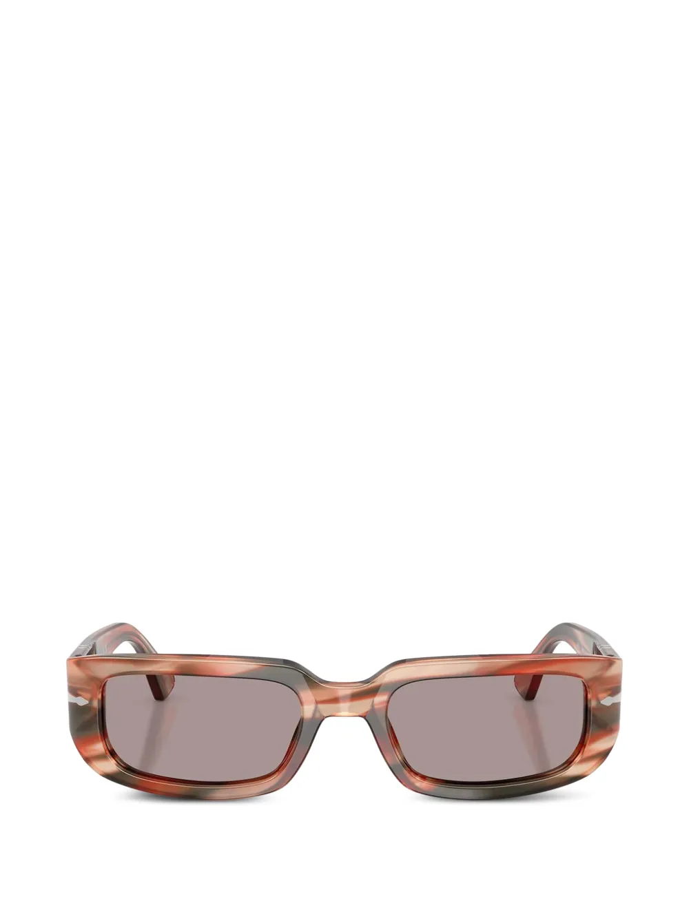 Persol Mel striped rectangle sunglasses - Arancione