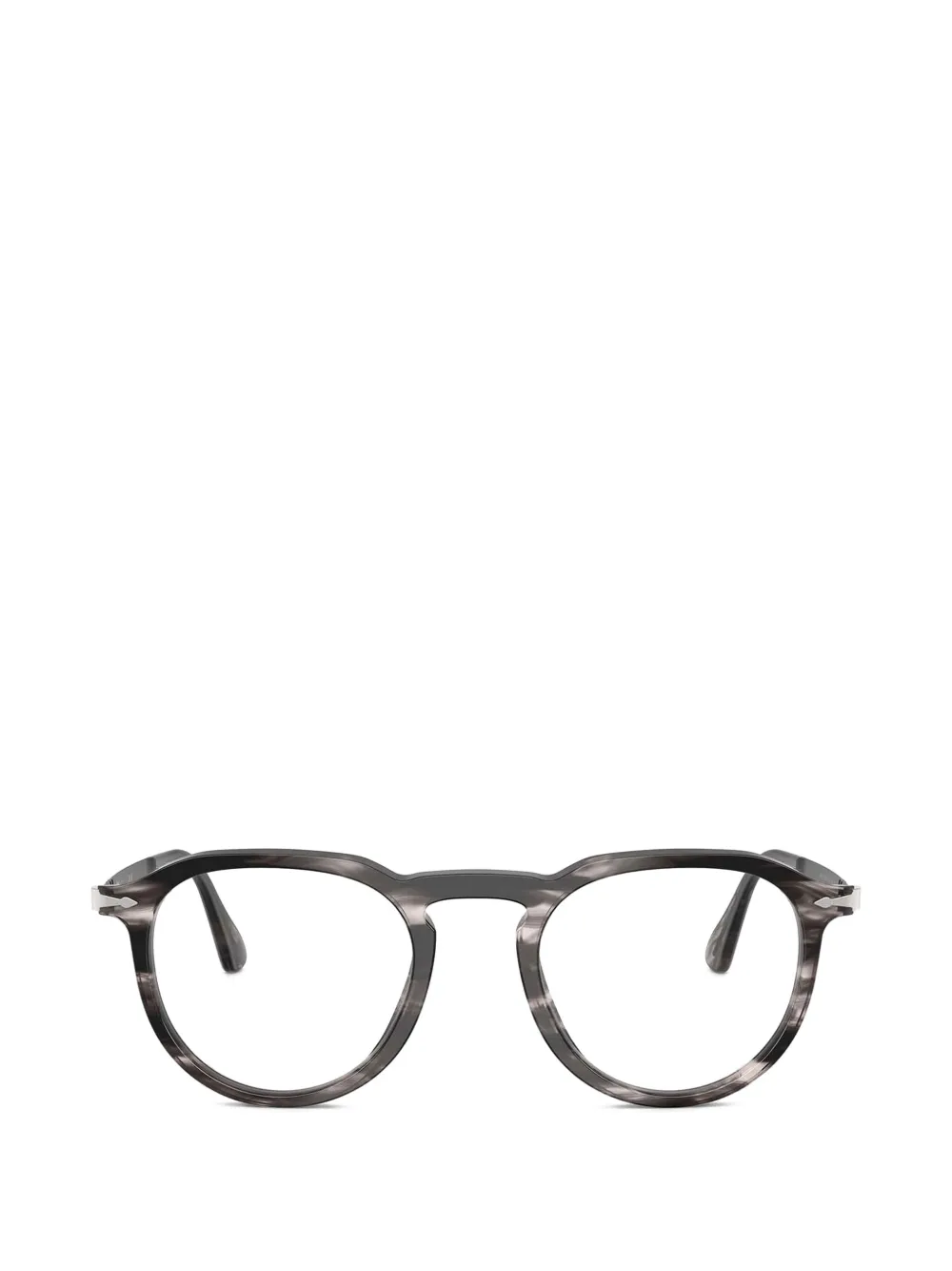 Persol Pier striped round frame glasses - Grigio