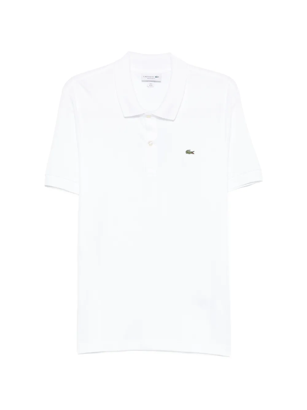 Lacoste logo-patch polo shirt - Bianco