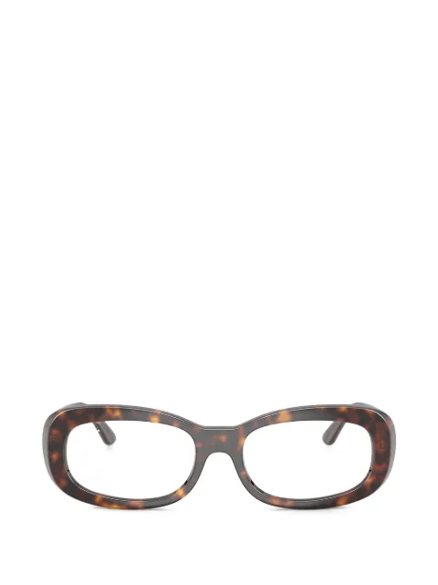 Ray-Ban havana oval-frame glasses