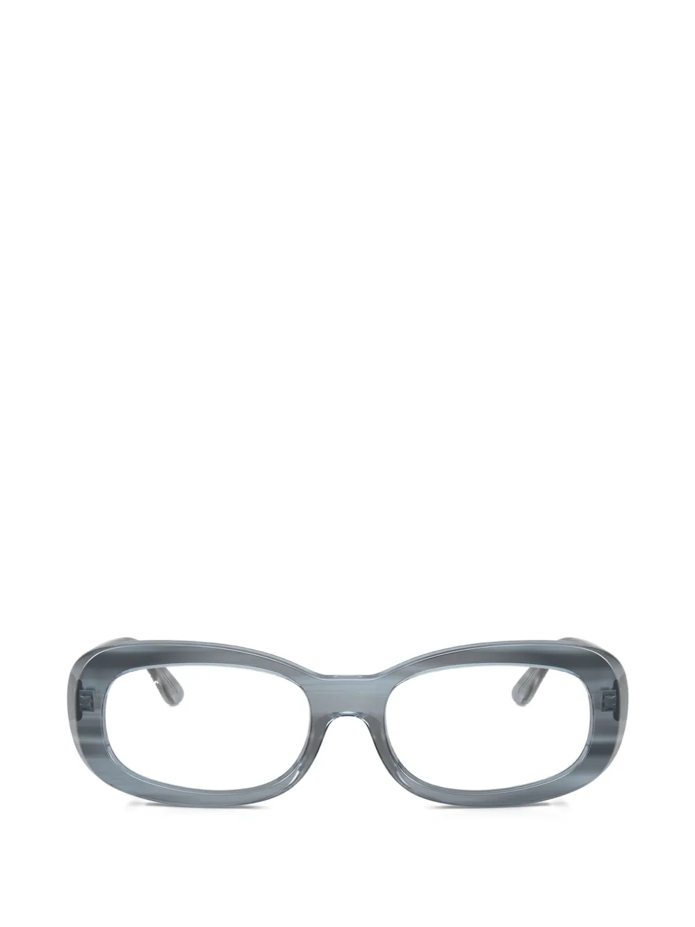 Ray-Ban striped rectangle-frame glasses - Grigio