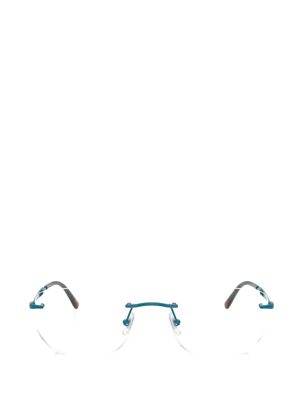 Ray-Ban Occhiali rettangolari con montatura a giorno - Blu
